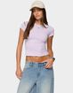 EDIKTED Tay Short Sleeve Top image number 1