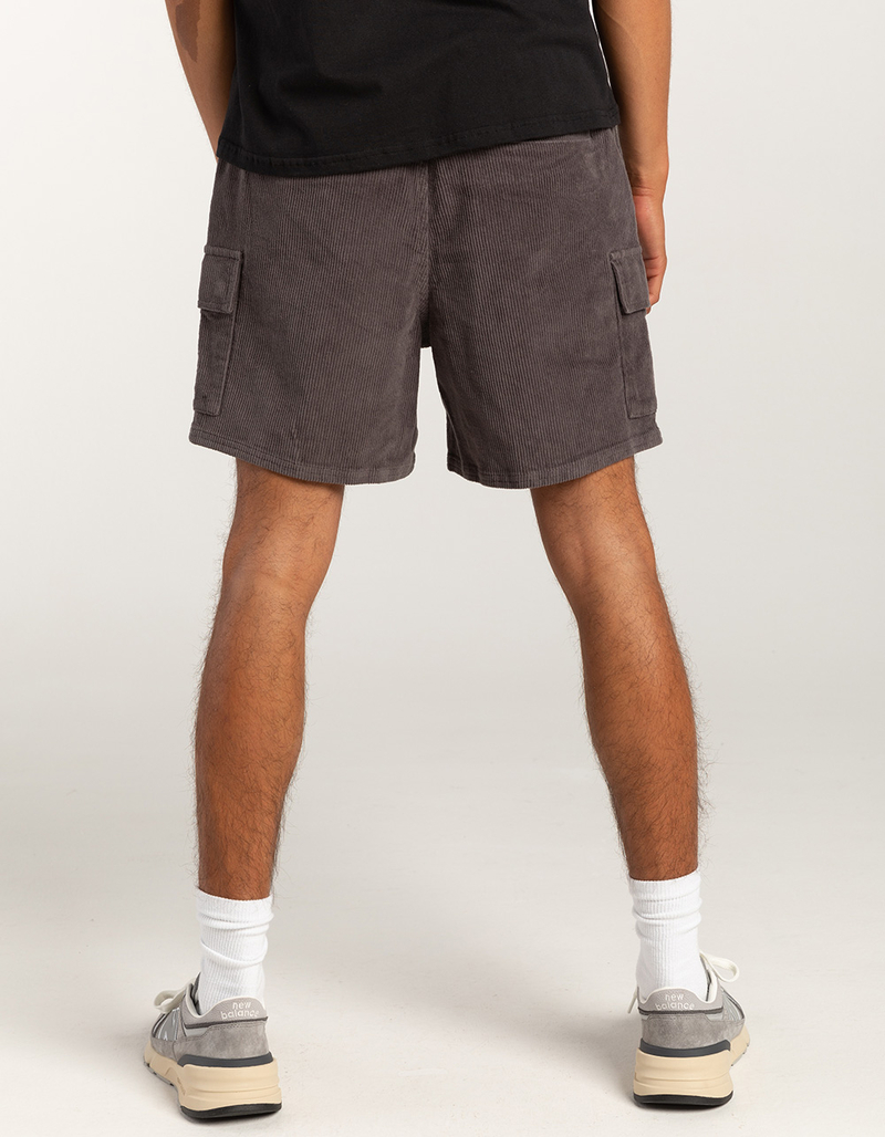 RSQ Mens Cord Cargo Pull On Shorts image number 5