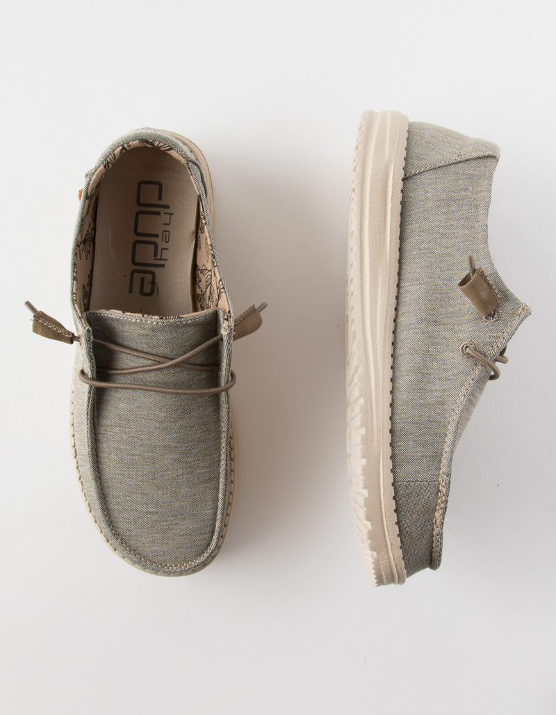 HEY DUDE Wendy Stretch Womens Shoes image number 4