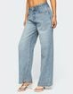 EDIKTED Ery Wide Leg Mid Rise Jeans image number 4