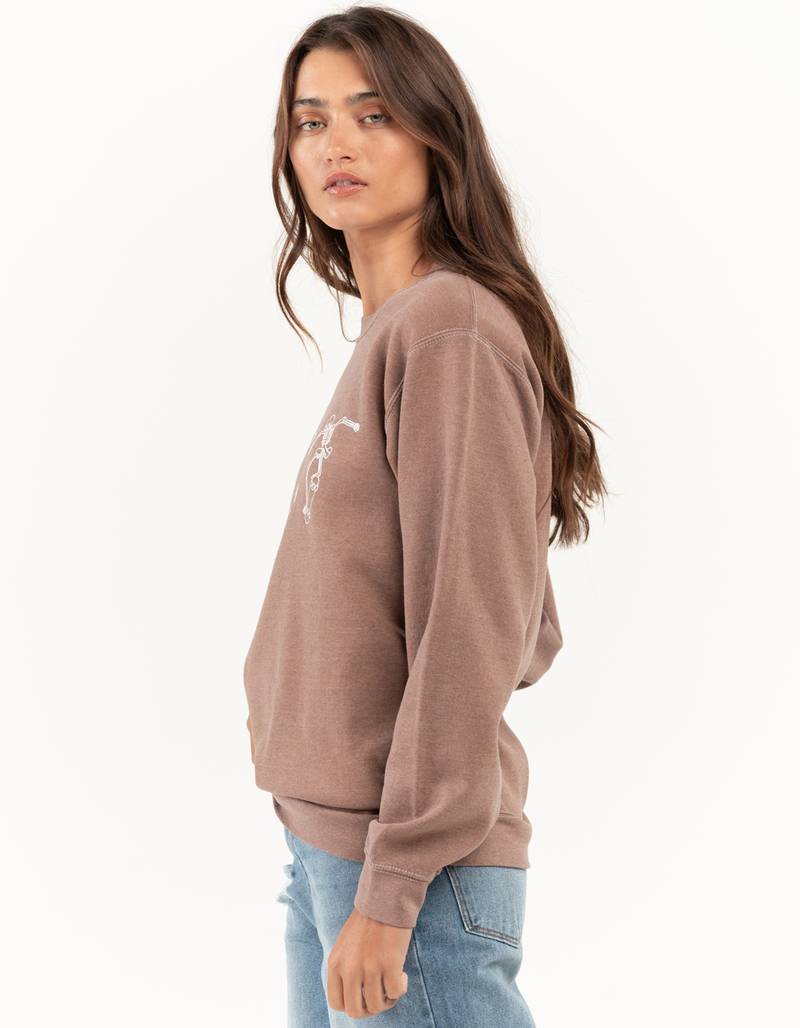 FULL TILT Skeleton Skate Womens Crewneck Sweatshirt image number 2