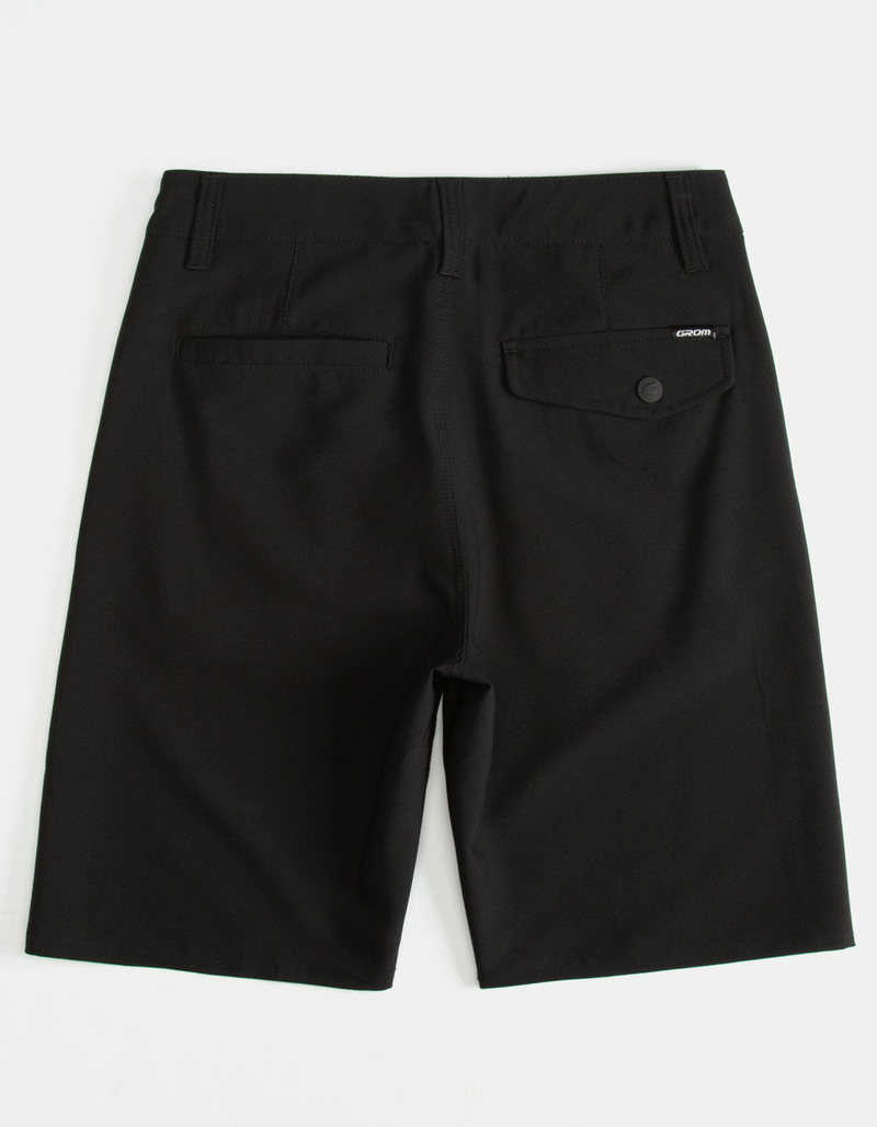 GROM Off Road Black Boys Hybrid Shorts image number 1