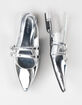 BAMBOO Visor Womens Slingback Flats image number 5
