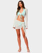 EDIKTED Island Barbie&trade; Sheer Glitter Knit Sarong image number 4