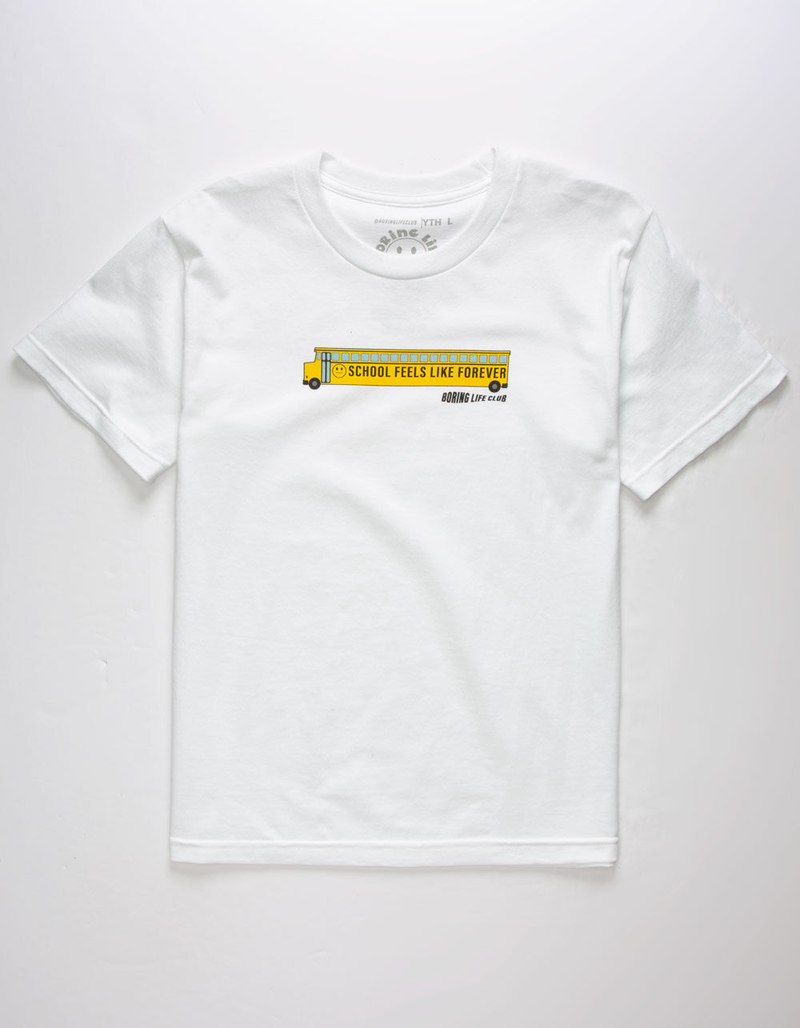BORING LIFE CLUB School Feels Like Forever Boys T-Shirt image number 0