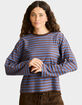 RHYTHM Porto Womens Long Sleeve Stripe Tee image number 1