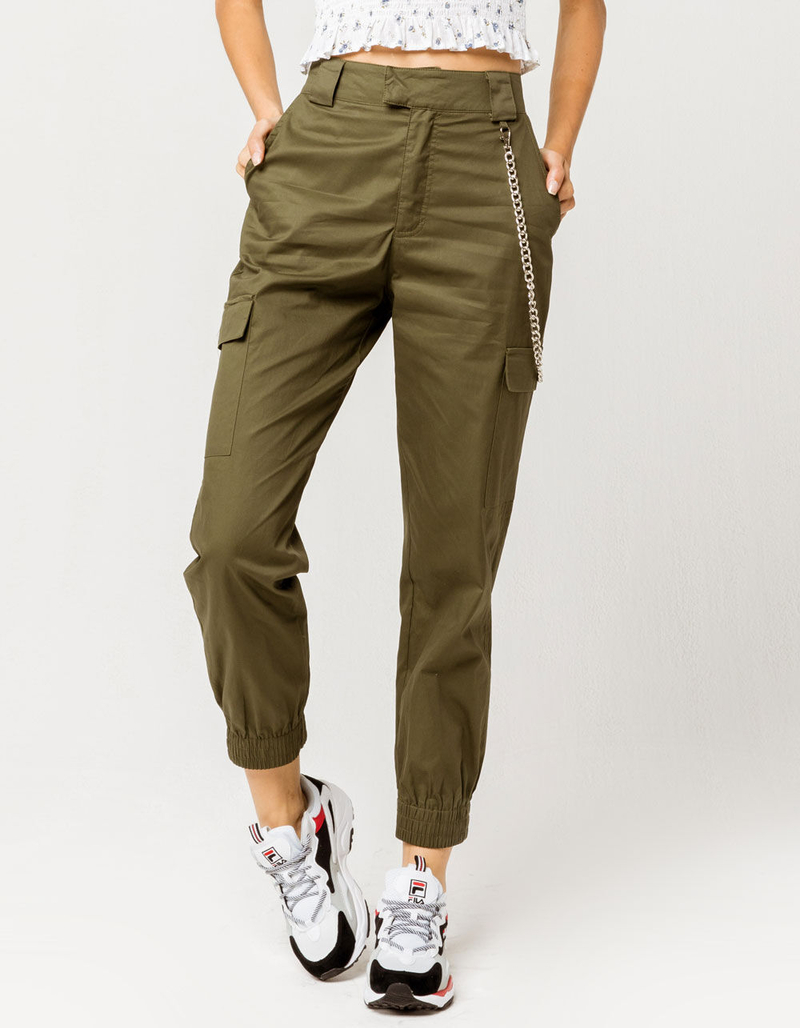 FULL TILT Chain Womens Cargo Pants image number 1