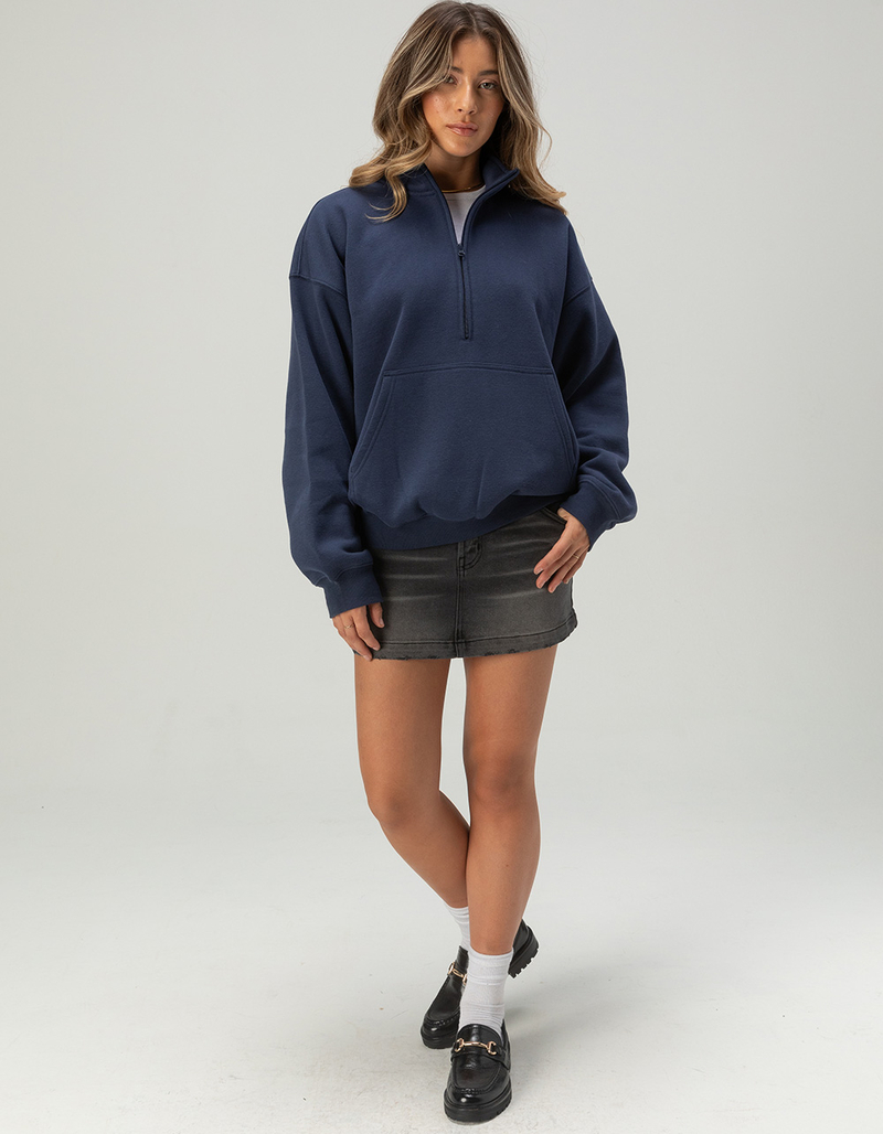 TILLYS Half-Zip Womens Sweatshirt image number 1