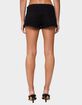 EDIKTED Charm & Grommet Denim Shorts image number 3
