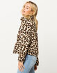 OTHERS FOLLOW Leopard Sherpa Womens Jacket image number 2