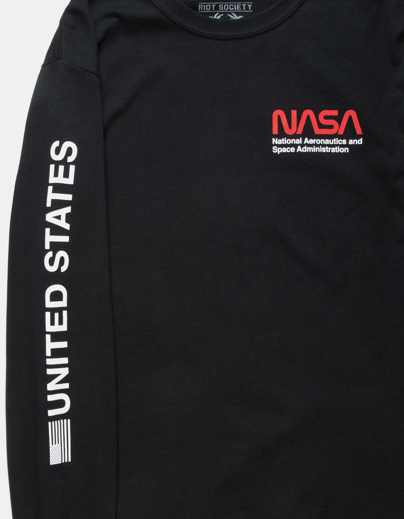 RIOT SOCIETY NASA US Discovery Mens T-Shirt image number 1