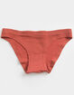 FULL TILT Seamless Burnt Red Panties image number 1