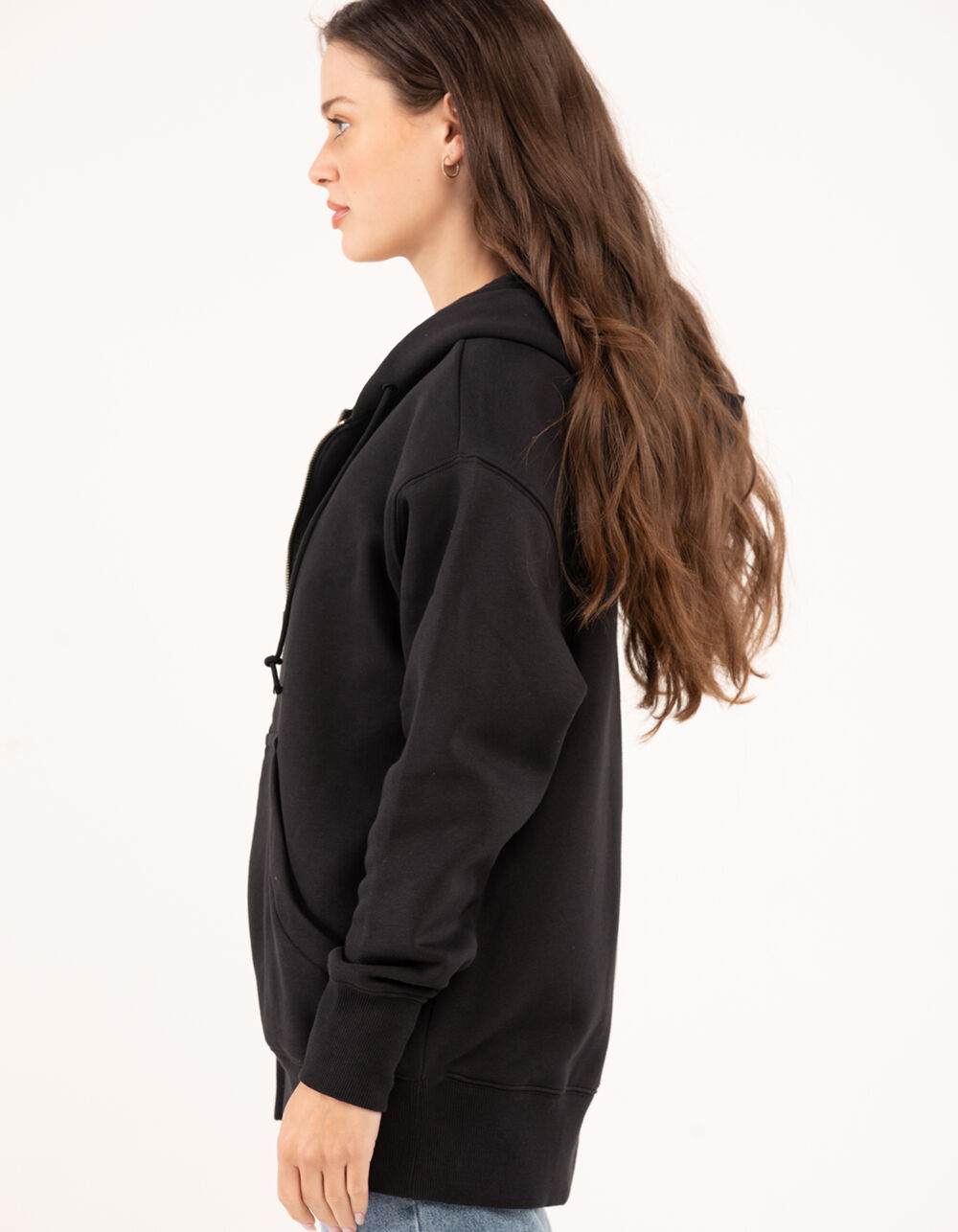 【100】 ナイキ スイムパーカー NESSE000-001 ブラック Mサイズ NIKE（ナイキ） フリースパーカー メンズ Therma-FIT フルジップ