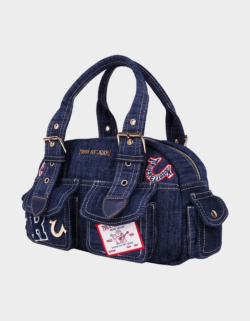 TRUE RELIGION Multi-Patch Satchel Bag image number 2