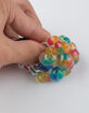 Rainbow Squishy Mesh Ball Keychain image number 2