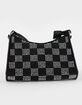 Rhinestone Checkered Shoulder Bag image number 2