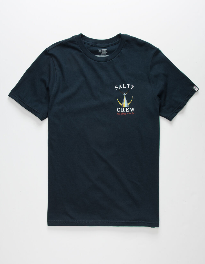 SALTY CREW Fishtail Navy Boys T-Shirt image number 1