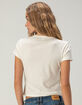 FULL TILT Butterfly Patch Womens Baby Tee image number 4