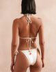 DIPPIN' DAISY'S Palm Triangle Bikini Top image number 3