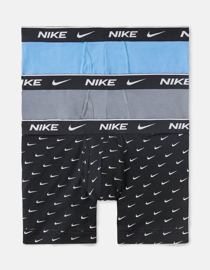 NIKE 3 Pack Everyday Cotton Stretch Mens Boxer Briefs image number 0
