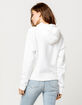 CHAMPION Reverse Weave White Womens Hoodie image number 3