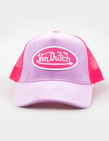 VON DUTCH Velvet Trucker Hat Alternative Image