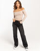 RSQ Womens Low Rise Straight Jeans image number 5