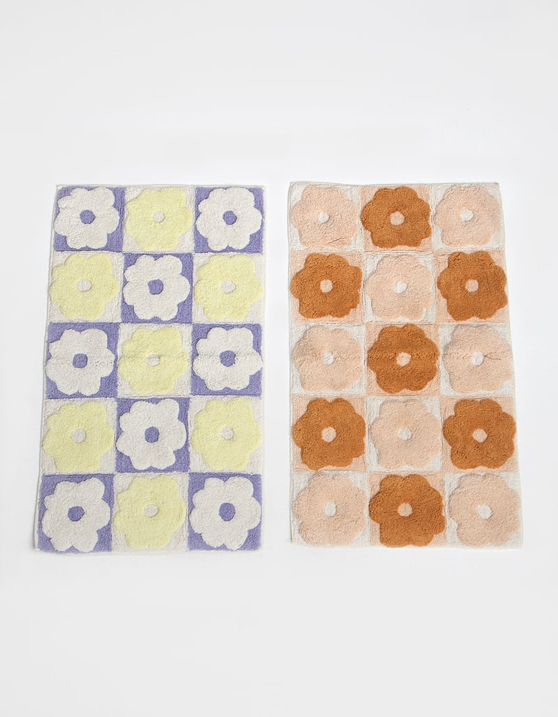 Daisy Checker Bath Mat image number 3