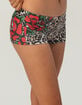 ED HARDY Red Leopard Womens Swim Boyshorts image number 3