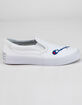 CHAMPION Fringe Girls White Slip-On Sneakers image number 1