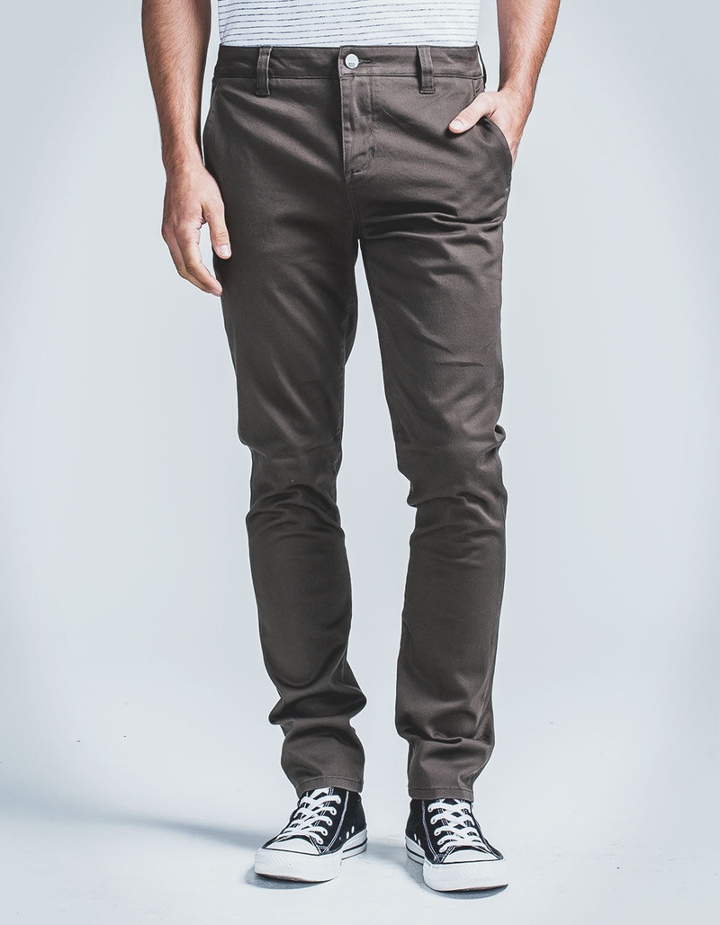 RSQ Seattle Mens Skinny Tapered Chino Pants image number 1