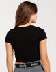 BOZZOLO Womens Cropped Tee image number 4