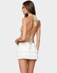 EDIKTED Lace Split Front Backless Top image number 3