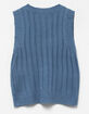 JOLIE & JOY Girls Cable Sweater Vest image number 2