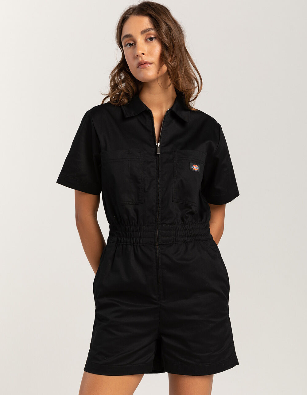 womens dickies short jumpsuit