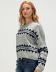 RSQ Womens Geometric Pullover Sweater image number 3