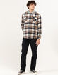 RSQ Mens Plaid Hooded Flannel image number 5