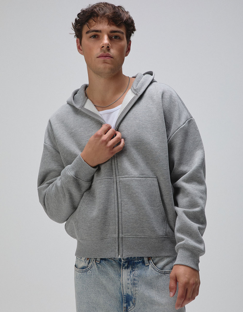 RSQ Mens Oversized Zip-Up Hoodie image number 0