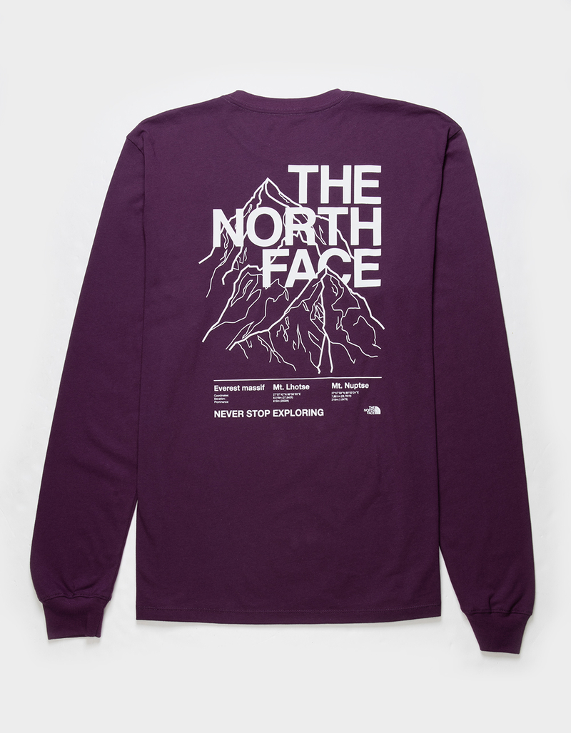THE NORTH FACE Places We Love Mens Long Sleeve Tee PURPLE Tillys
