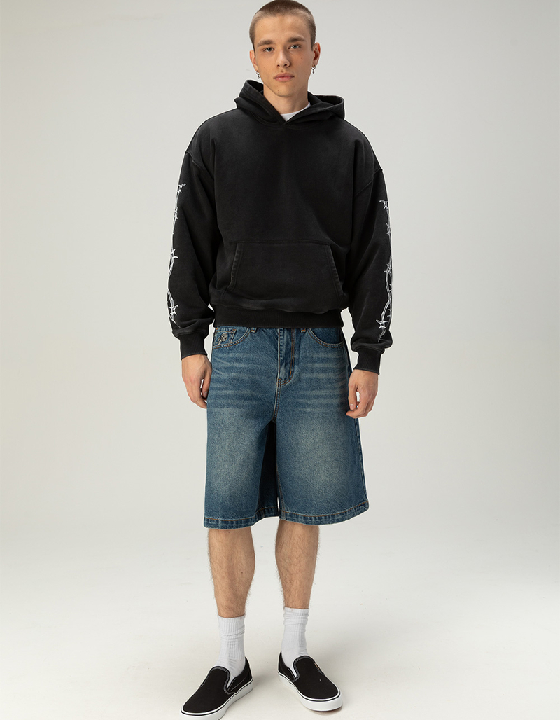 RSQ Mens Embroidered Jorts image number 6
