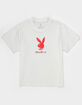 COLOR BARS x Playboy Ace Of Hearts Mens Boxy Tee image number 2