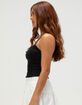 FULL TILT Pointelle Charm Womens Cami image number 3