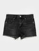 RSQ Girls Vintage High Rise Frayed Shorts image number 4