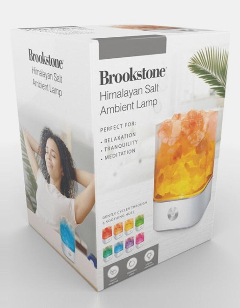 BROOKSTONE Ambient Salt Lamp image number 1