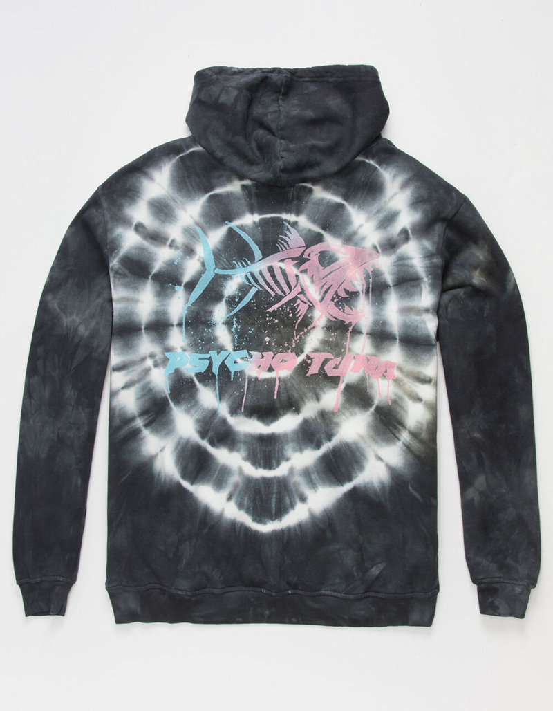 PSYCHO TUNA Water Tie Dye Mens Hoodie image number 0