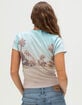 FULL TILT Car Scenic Sublimated Womens Baby Tee image number 2