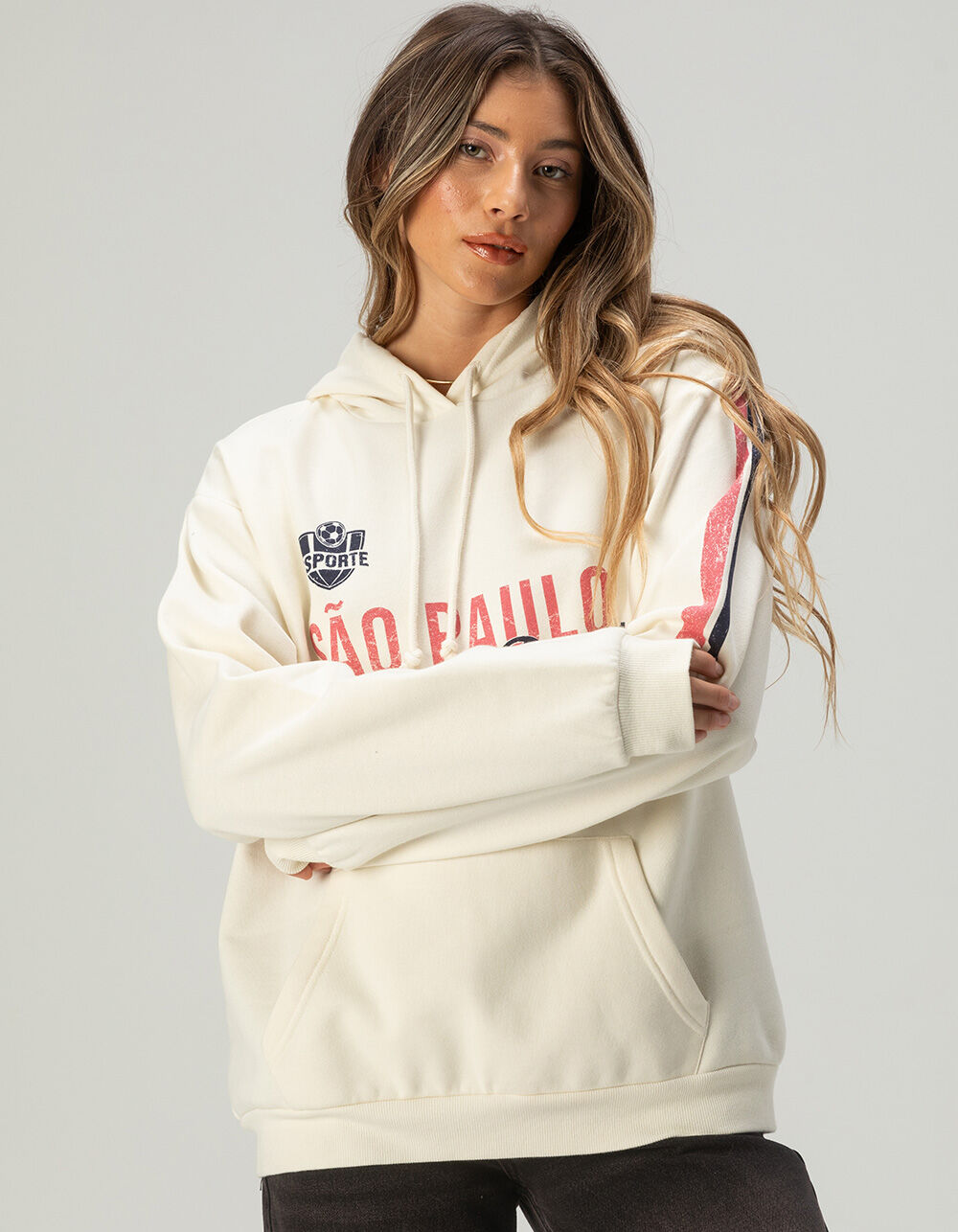 RSQ Womens Brazil Hoodie - CREAM | Tillys