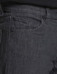 VOLCOM Vorta Mens Gray Denim Slim Straight Jeans image number 5