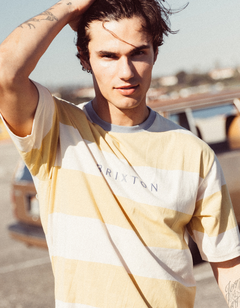 BRIXTON Hilt Alpha Line Mens Tee image number 3