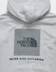 THE NORTH FACE Box NSE Mens Gray Hoodie image number 3